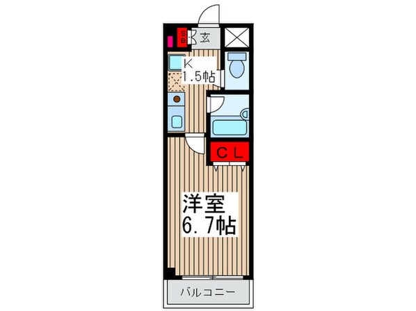 アクシ－ズⅦの物件間取画像